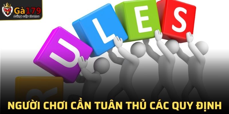 Chơi có trách nhiệm cần tuân thủ các quy định và pháp lý
